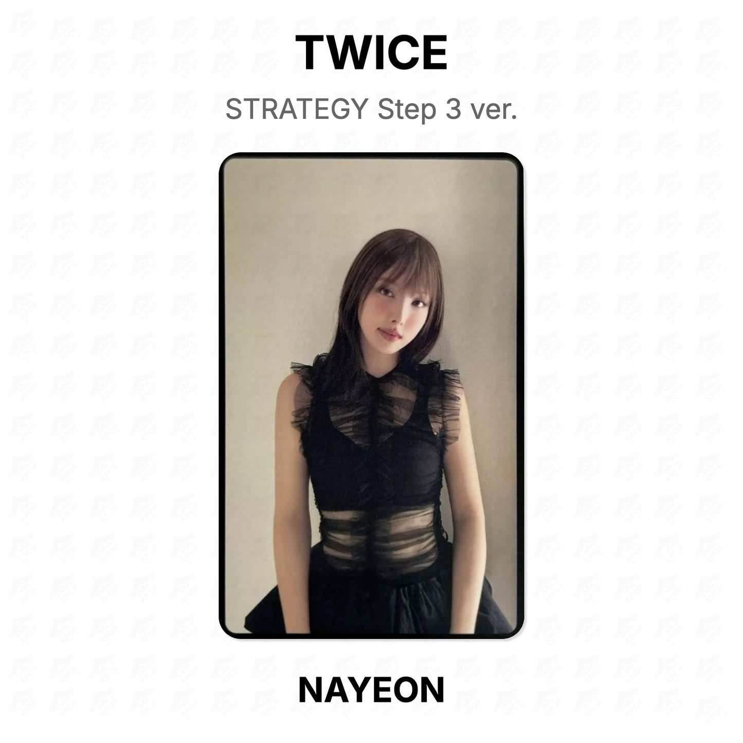 TWICE STRATEGY Step 3 ver. Official Photocard