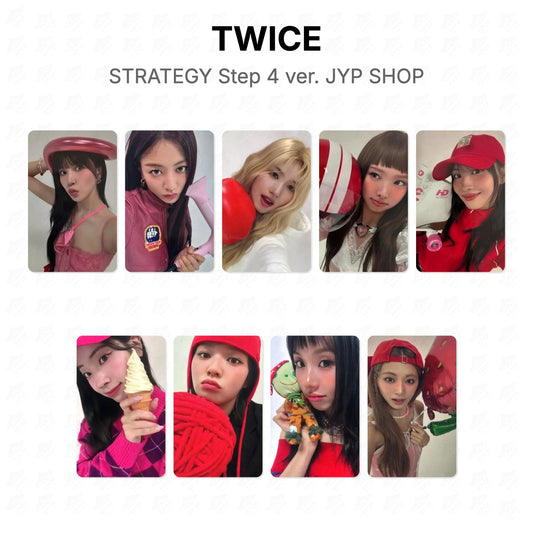 TWICE STRATEGY Step 4 ver. JYP SHOP Official Photocard