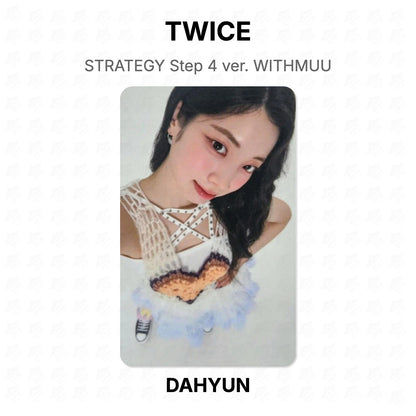 TWICE STRATEGY Step 4 ver. WITHMUU Official Photocard