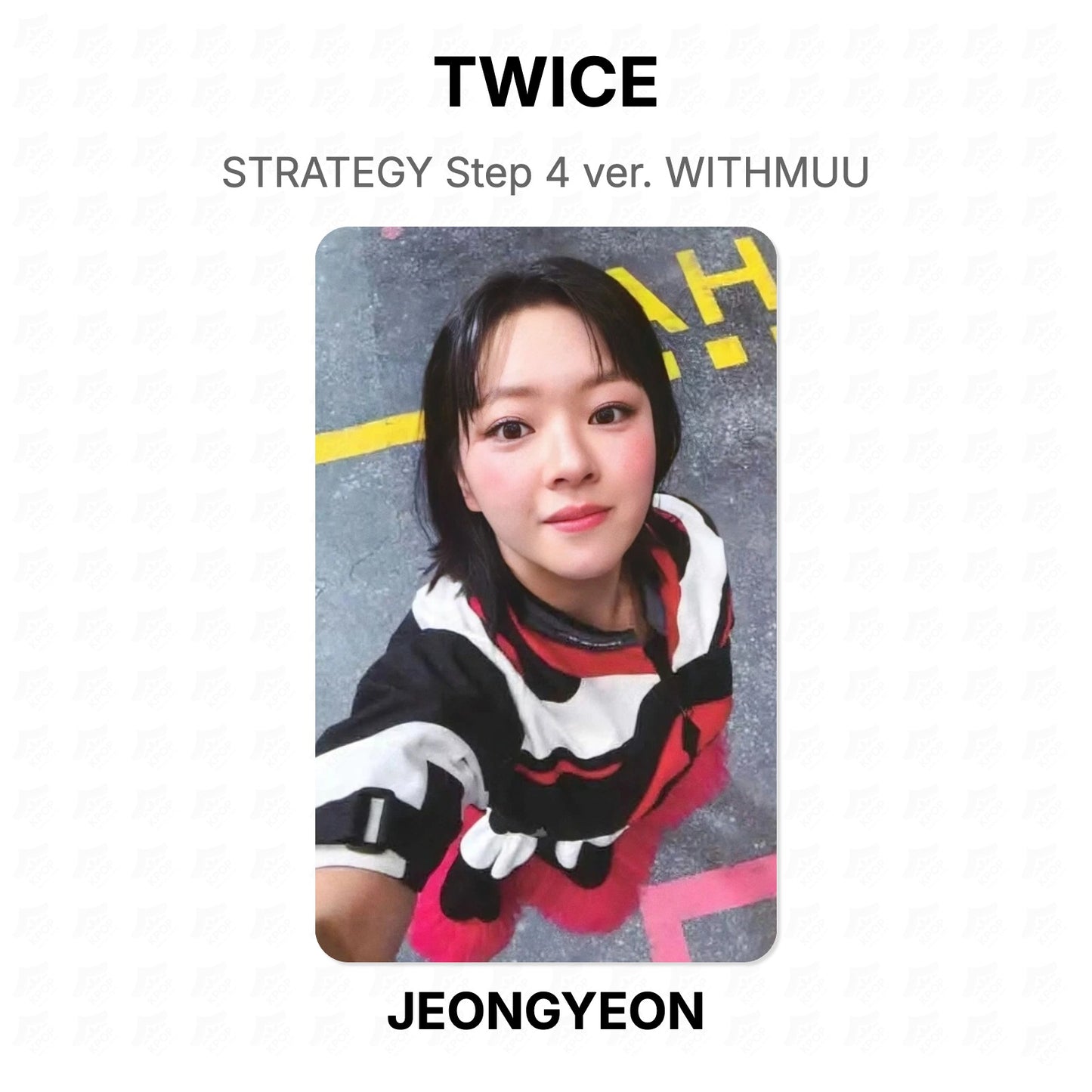 TWICE STRATEGY Step 4 ver. WITHMUU Official Photocard