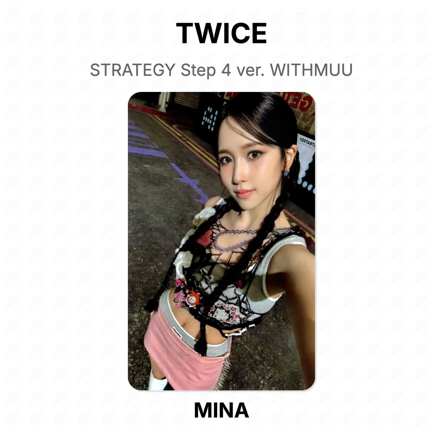 TWICE STRATEGY Step 4 ver. WITHMUU Official Photocard