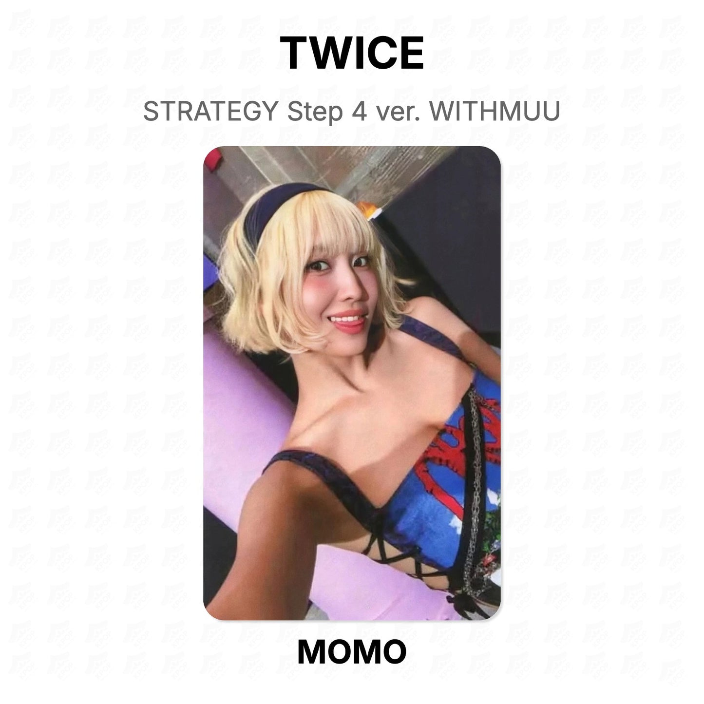 TWICE STRATEGY Step 4 ver. WITHMUU Official Photocard
