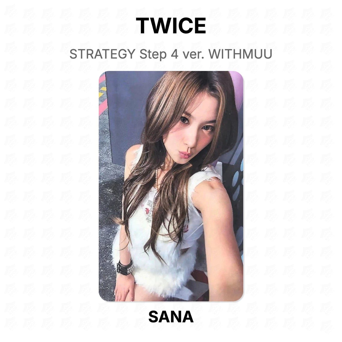 TWICE STRATEGY Step 4 ver. WITHMUU Official Photocard