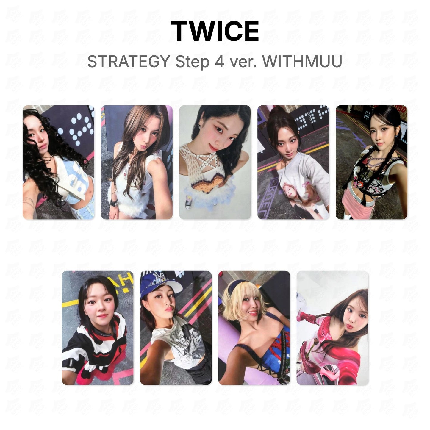 TWICE STRATEGY Step 4 ver. WITHMUU Official Photocard
