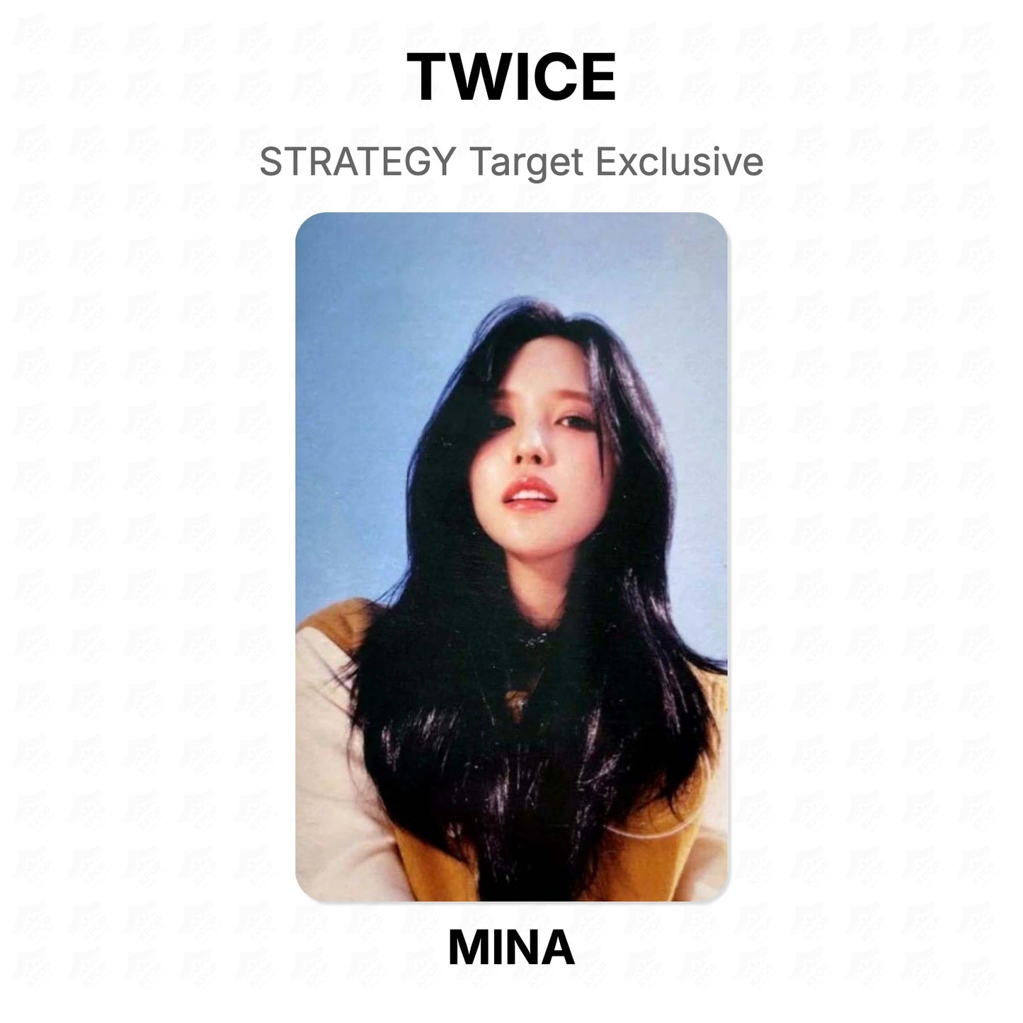TWICE STRATEGY Target Exclusive Official Photocard