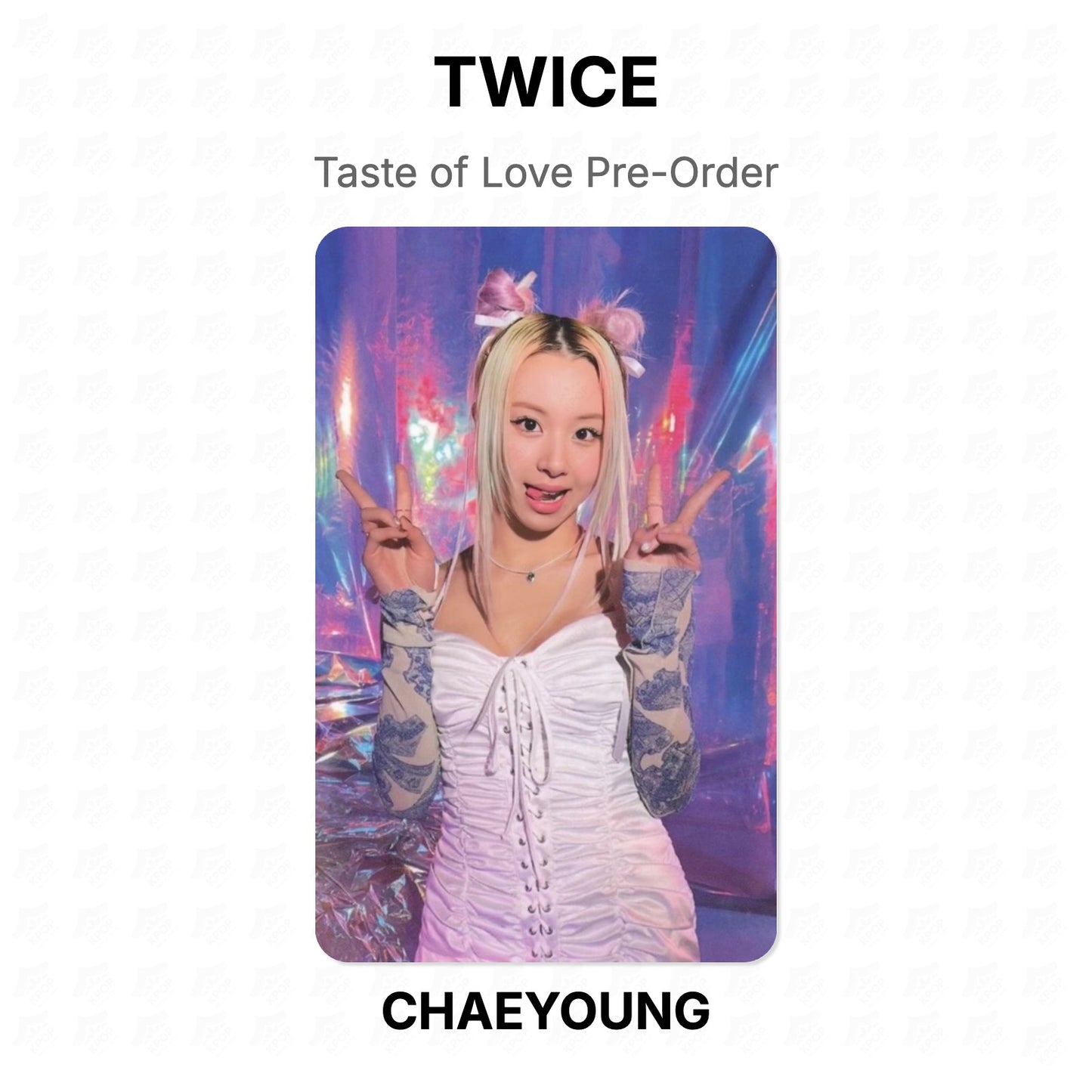 TWICE Taste of Love Pre-Order Official Photocard