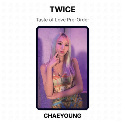 TWICE Taste of Love Pre-Order Official Photocard