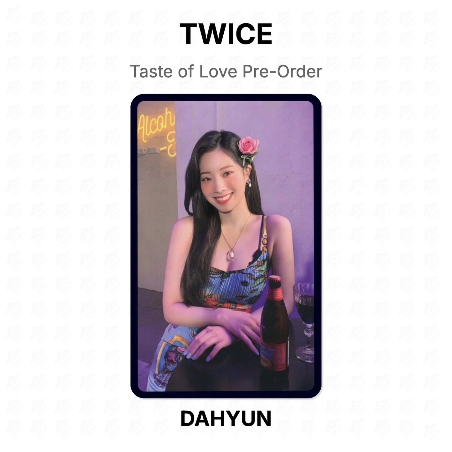 TWICE Taste of Love Pre-Order Official Photocard