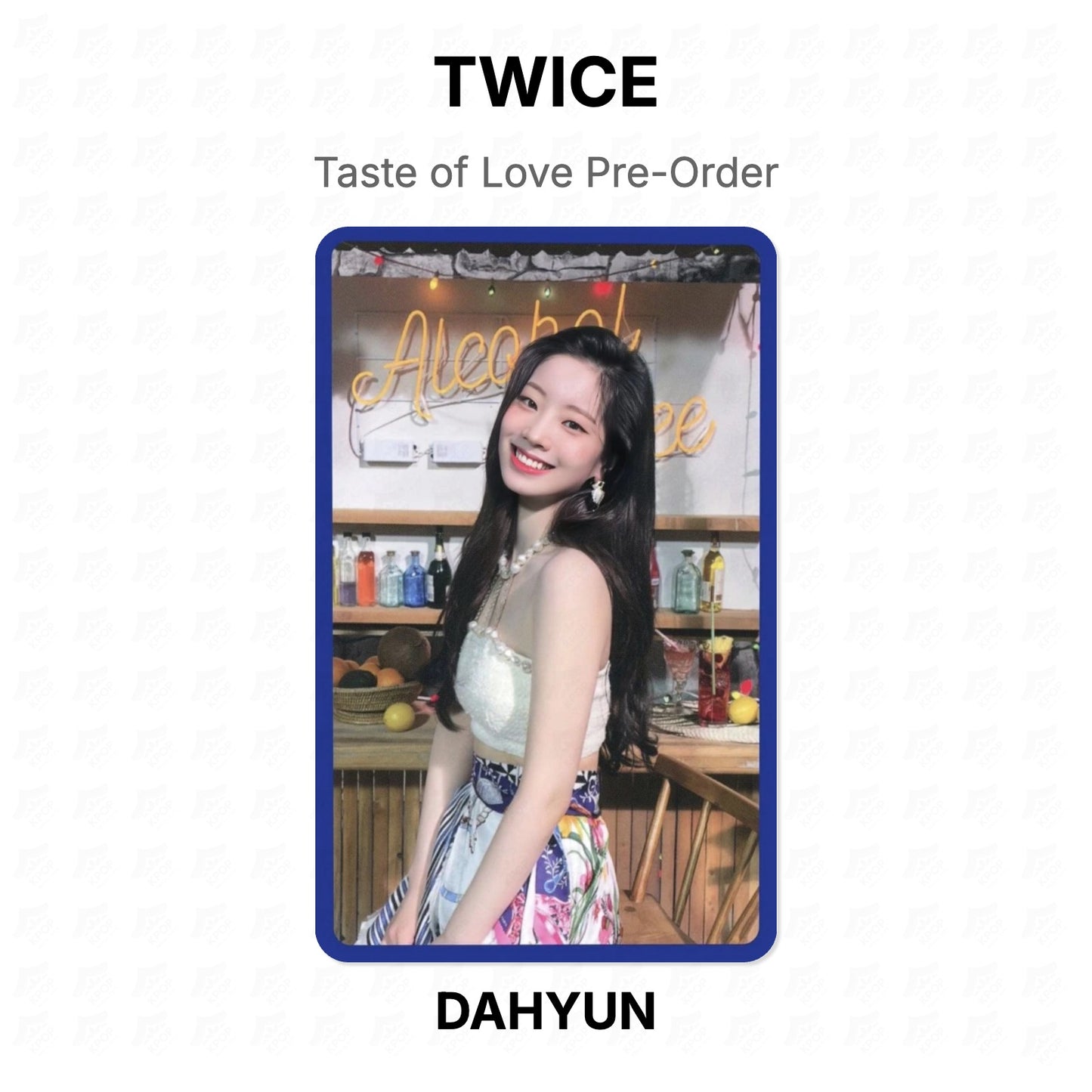 TWICE Taste of Love Pre-Order Official Photocard