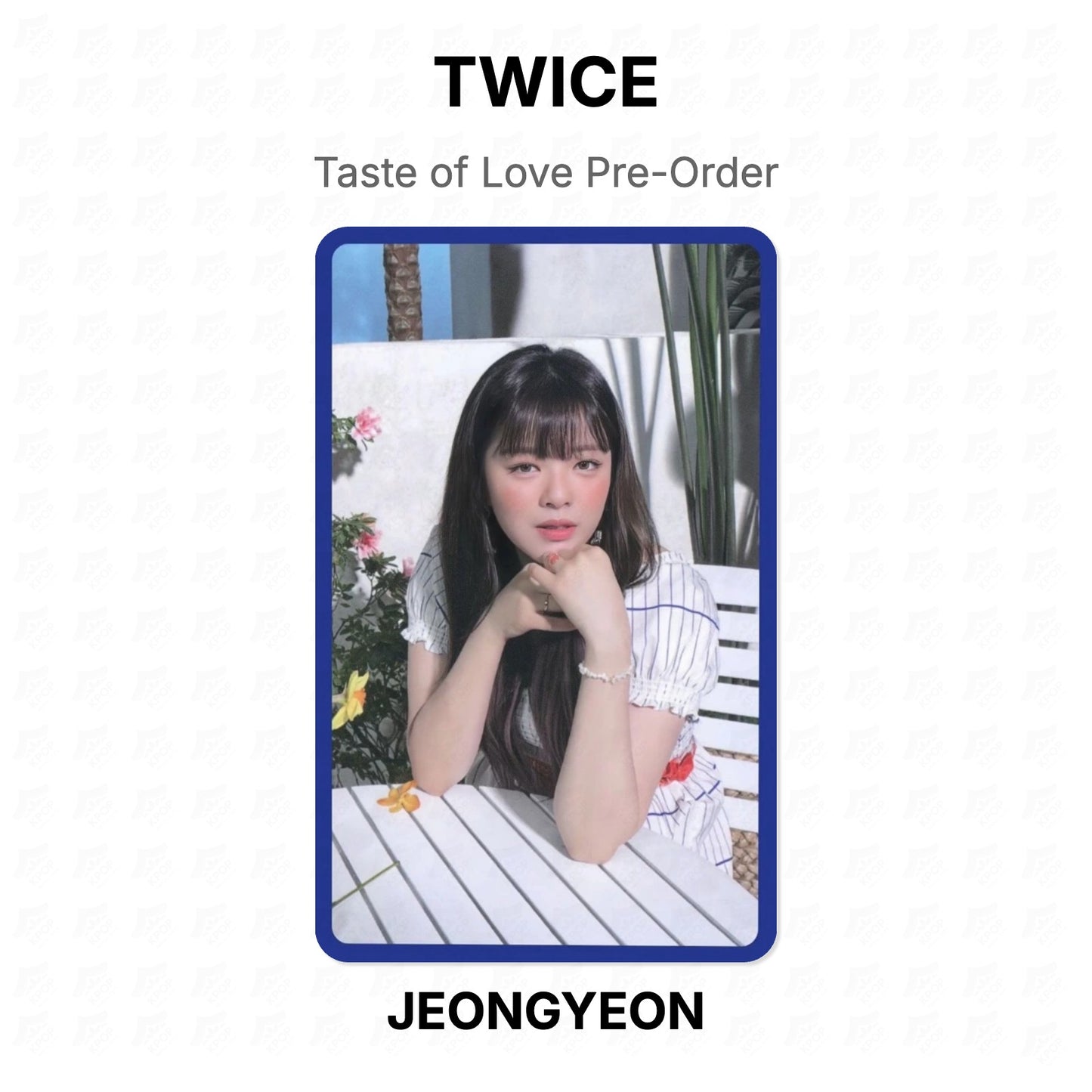 TWICE Taste of Love Pre-Order Official Photocard