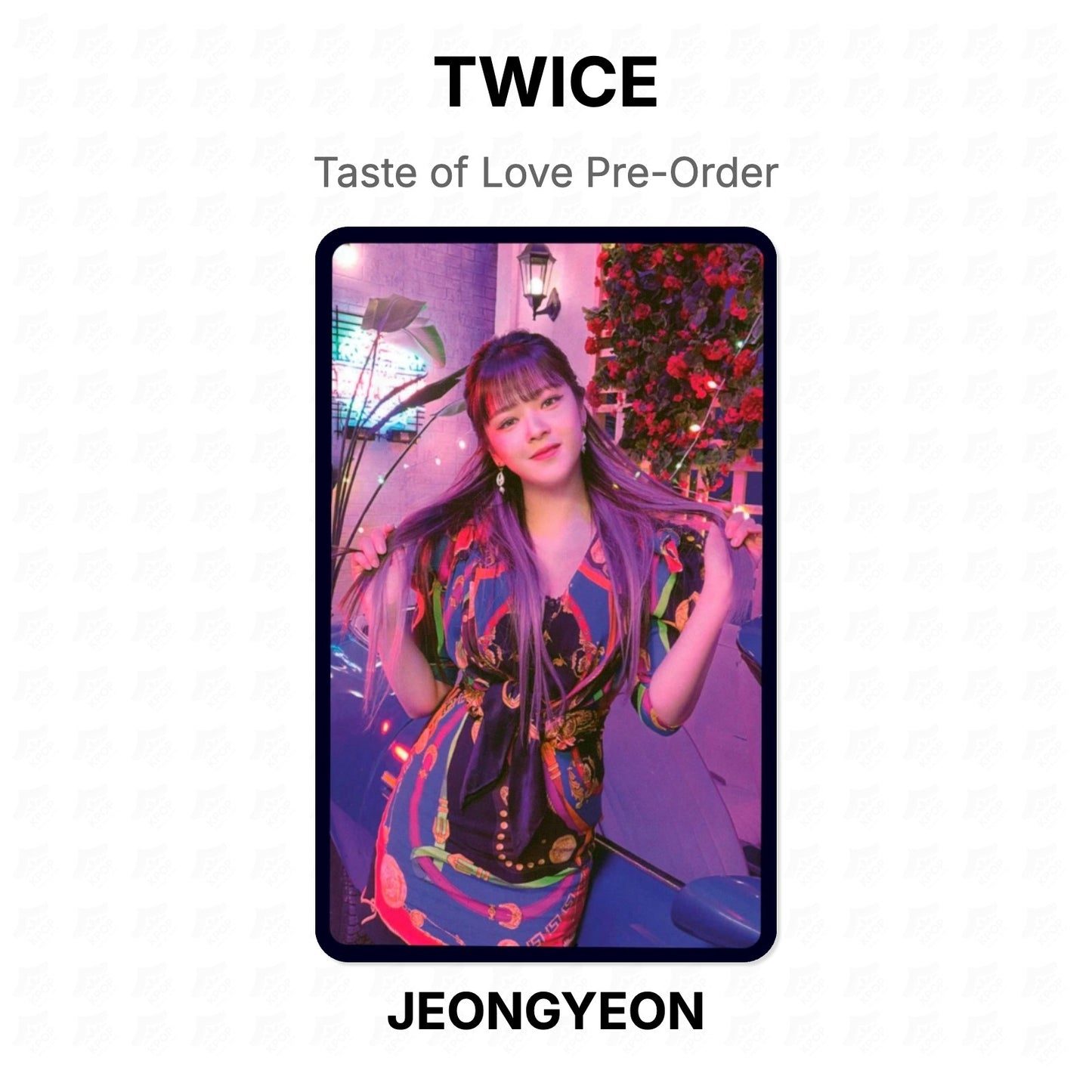 TWICE Taste of Love Pre-Order Official Photocard
