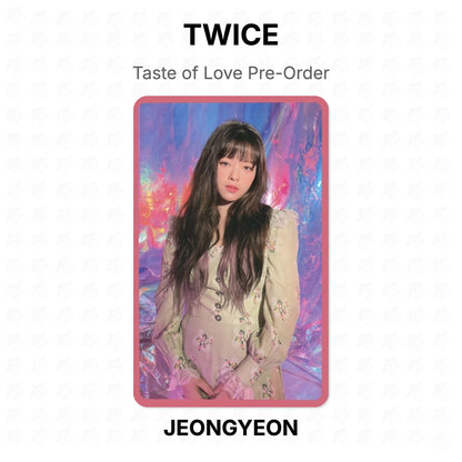 TWICE Taste of Love Pre-Order Official Photocard