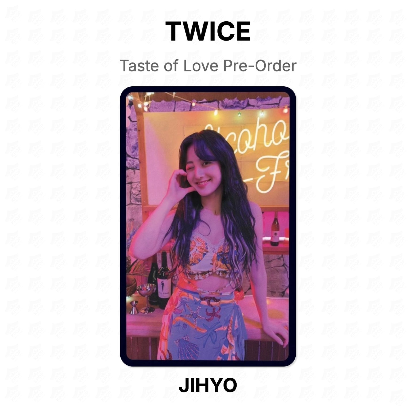 TWICE Taste of Love Pre-Order Official Photocard