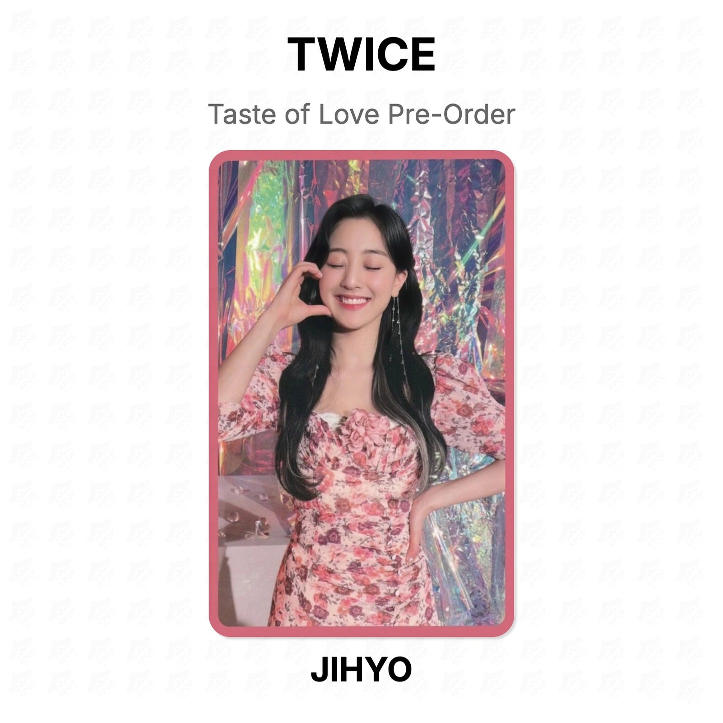 TWICE Taste of Love Pre-Order Official Photocard