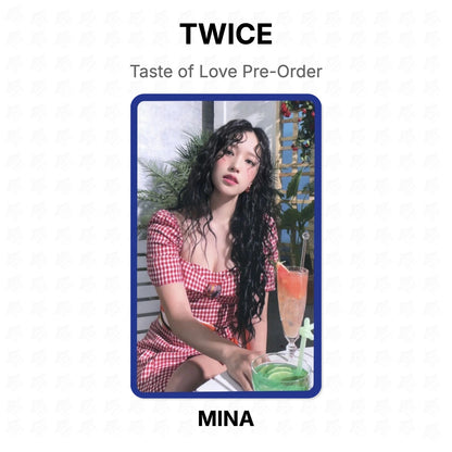 TWICE Taste of Love Pre-Order Official Photocard