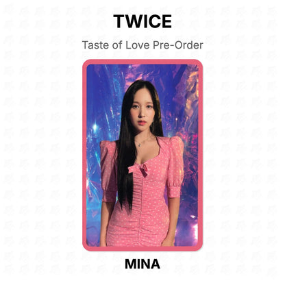 TWICE Taste of Love Pre-Order Official Photocard