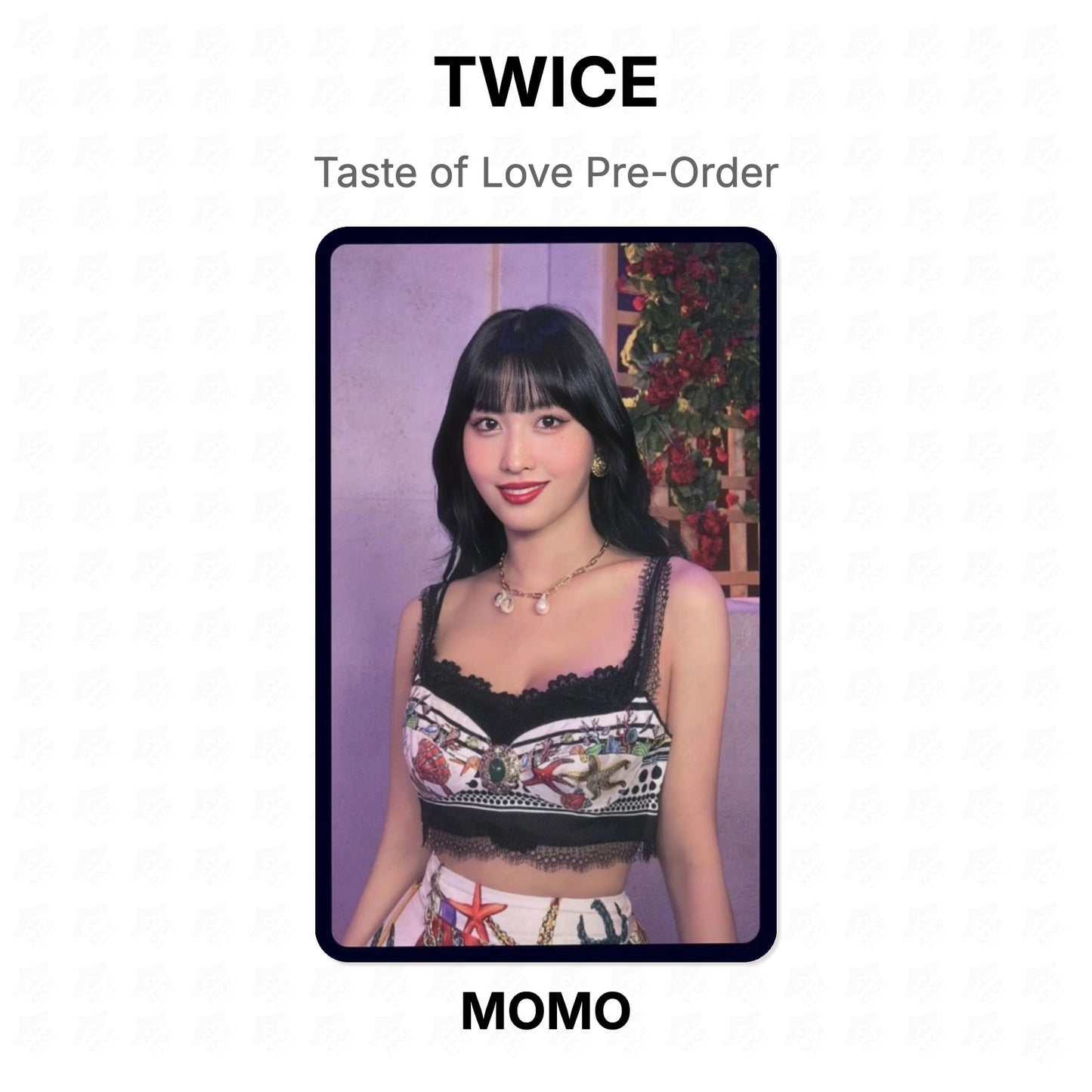 TWICE Taste of Love Pre-Order Official Photocard