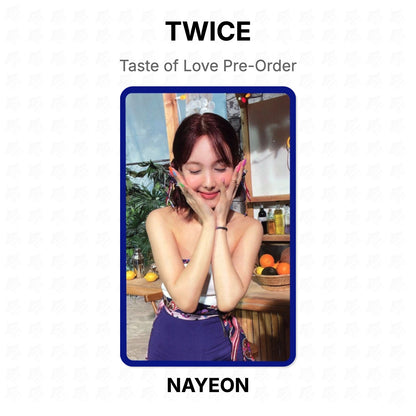 TWICE Taste of Love Pre-Order Official Photocard