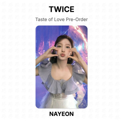 TWICE Taste of Love Pre-Order Official Photocard