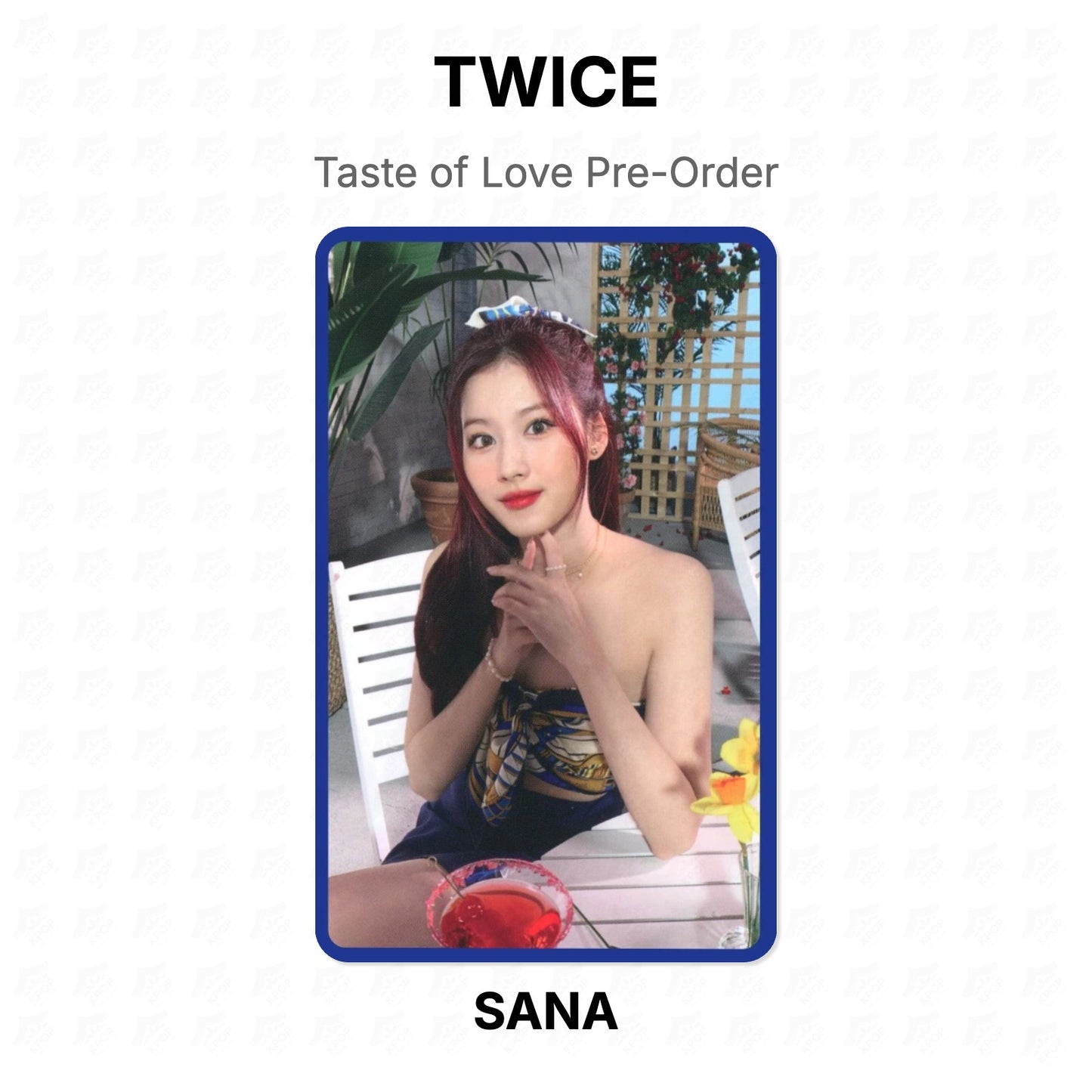 TWICE Taste of Love Pre-Order Official Photocard