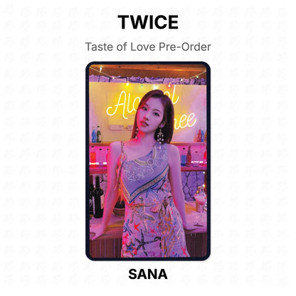 TWICE Taste of Love Pre-Order Official Photocard