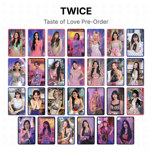 TWICE Taste of Love Pre-Order Official Photocard