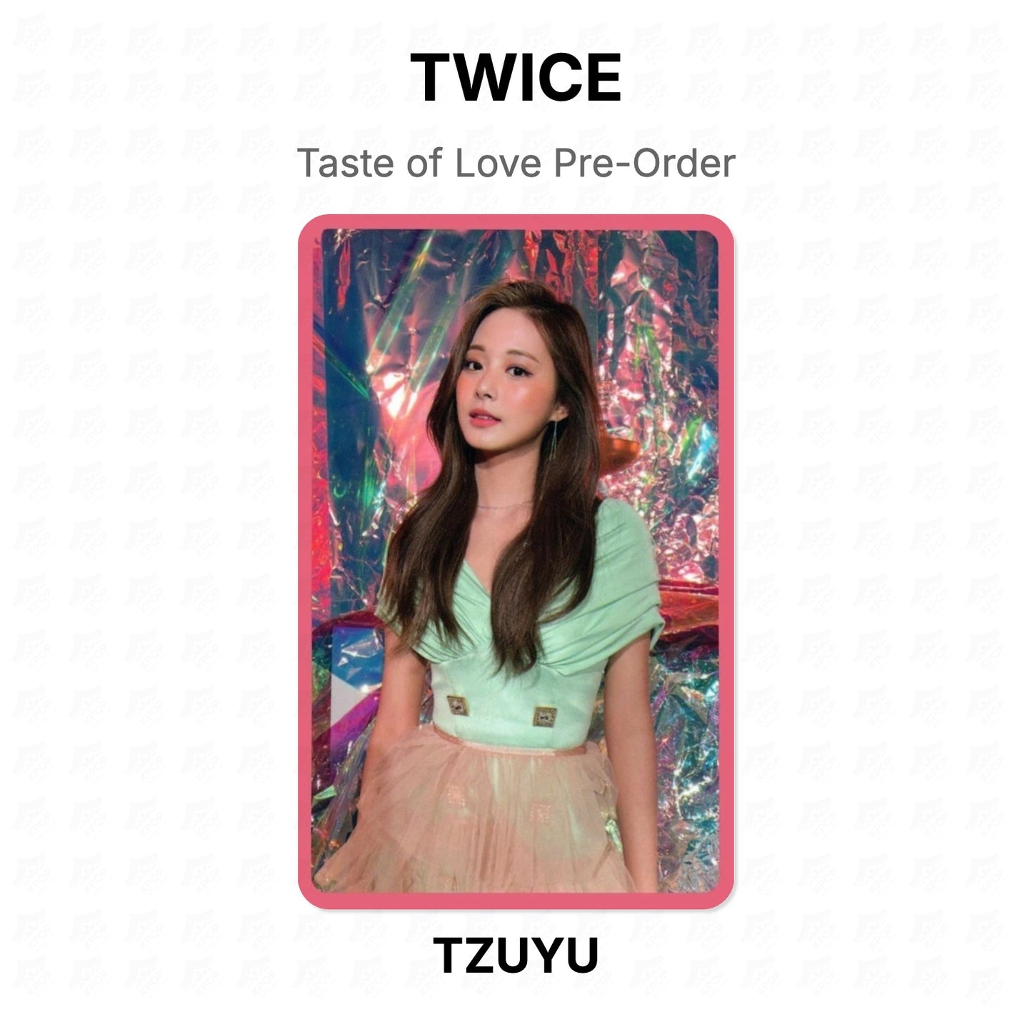 TWICE Taste of Love Pre-Order Official Photocard