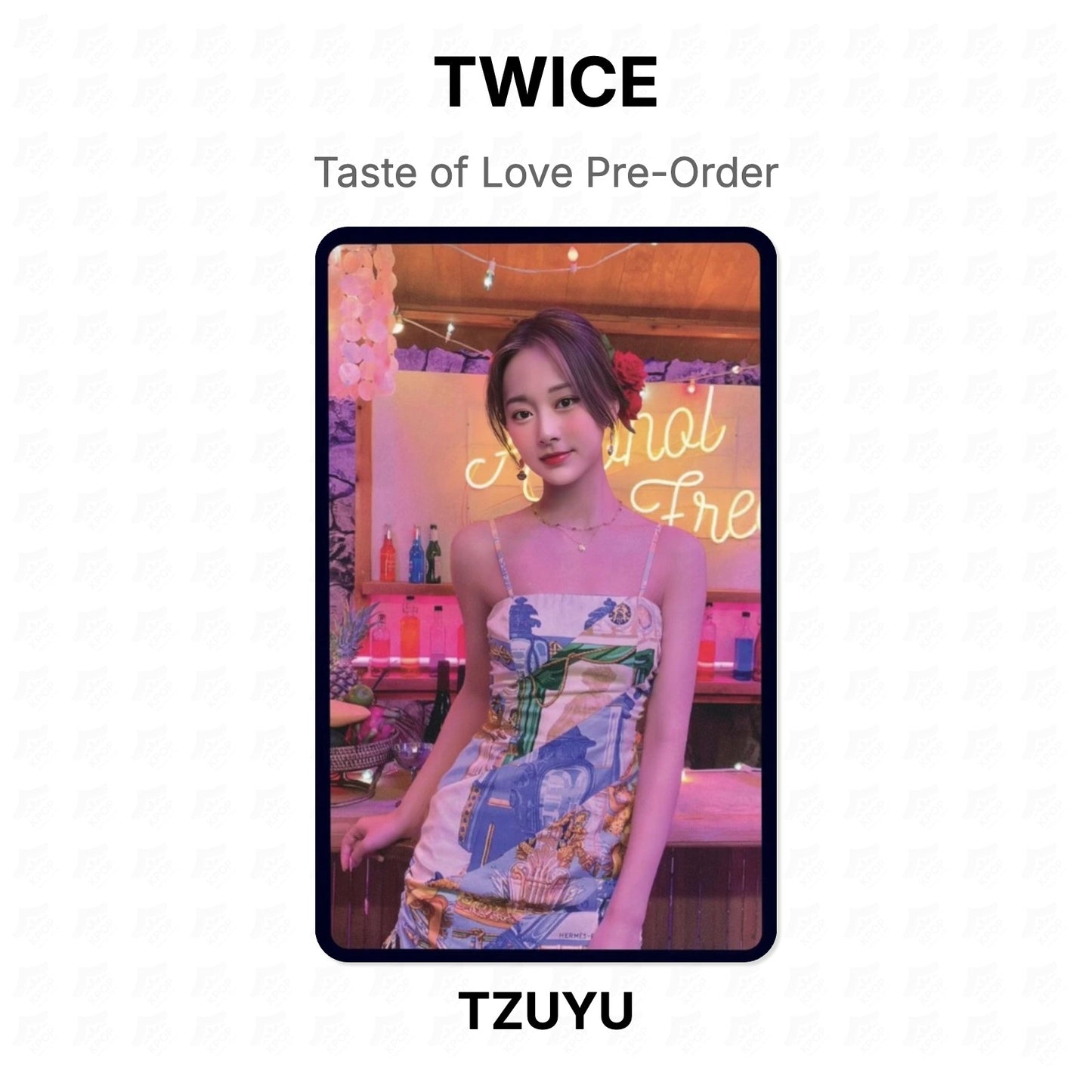 TWICE Taste of Love Pre-Order Official Photocard