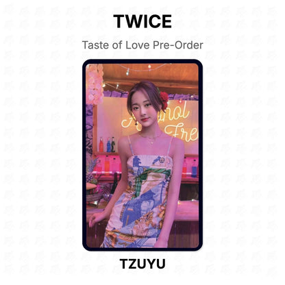 TWICE Taste of Love Pre-Order Official Photocard