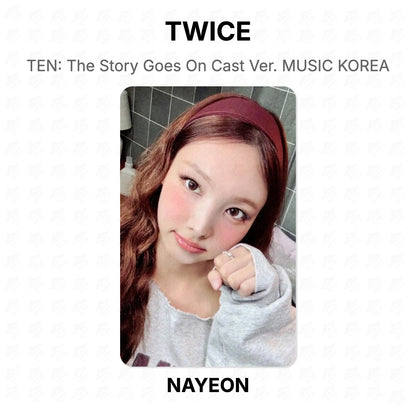 TWICE TEN: The Story Goes On Cast Ver. MUSIC KOREA Official Photocard