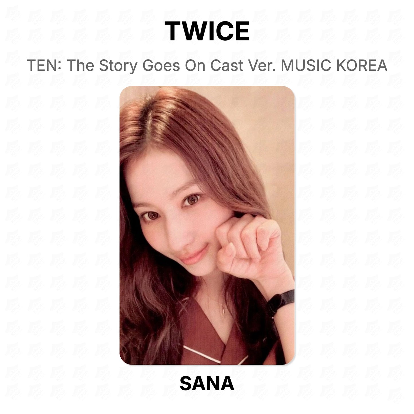 TWICE TEN: The Story Goes On Cast Ver. MUSIC KOREA Official Photocard