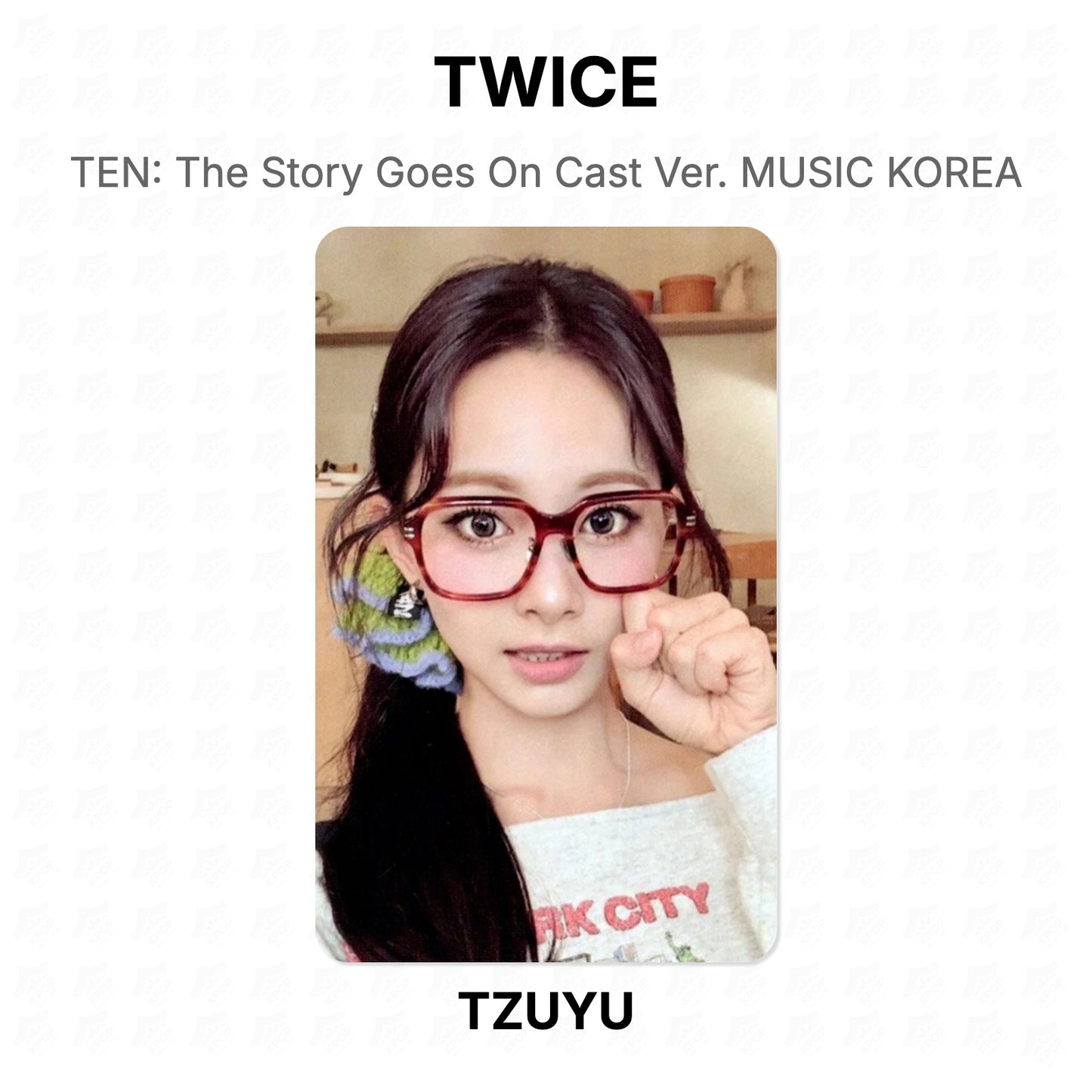 TWICE TEN: The Story Goes On Cast Ver. MUSIC KOREA Official Photocard