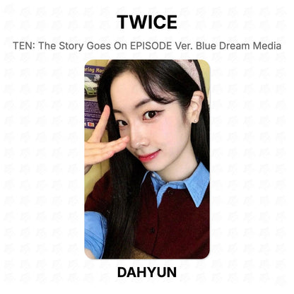 TWICE TEN: The Story Goes On EPISODE Ver. Blue Dream Media Official Photocard