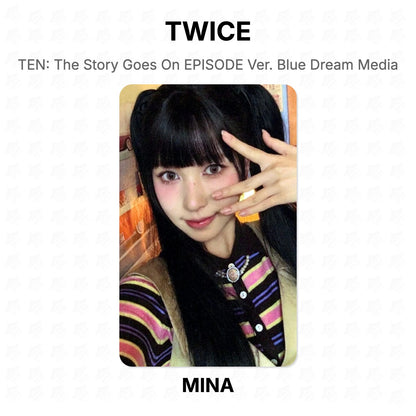 TWICE TEN: The Story Goes On EPISODE Ver. Blue Dream Media Official Photocard
