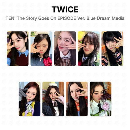 TWICE TEN: The Story Goes On EPISODE Ver. Blue Dream Media Official Photocard