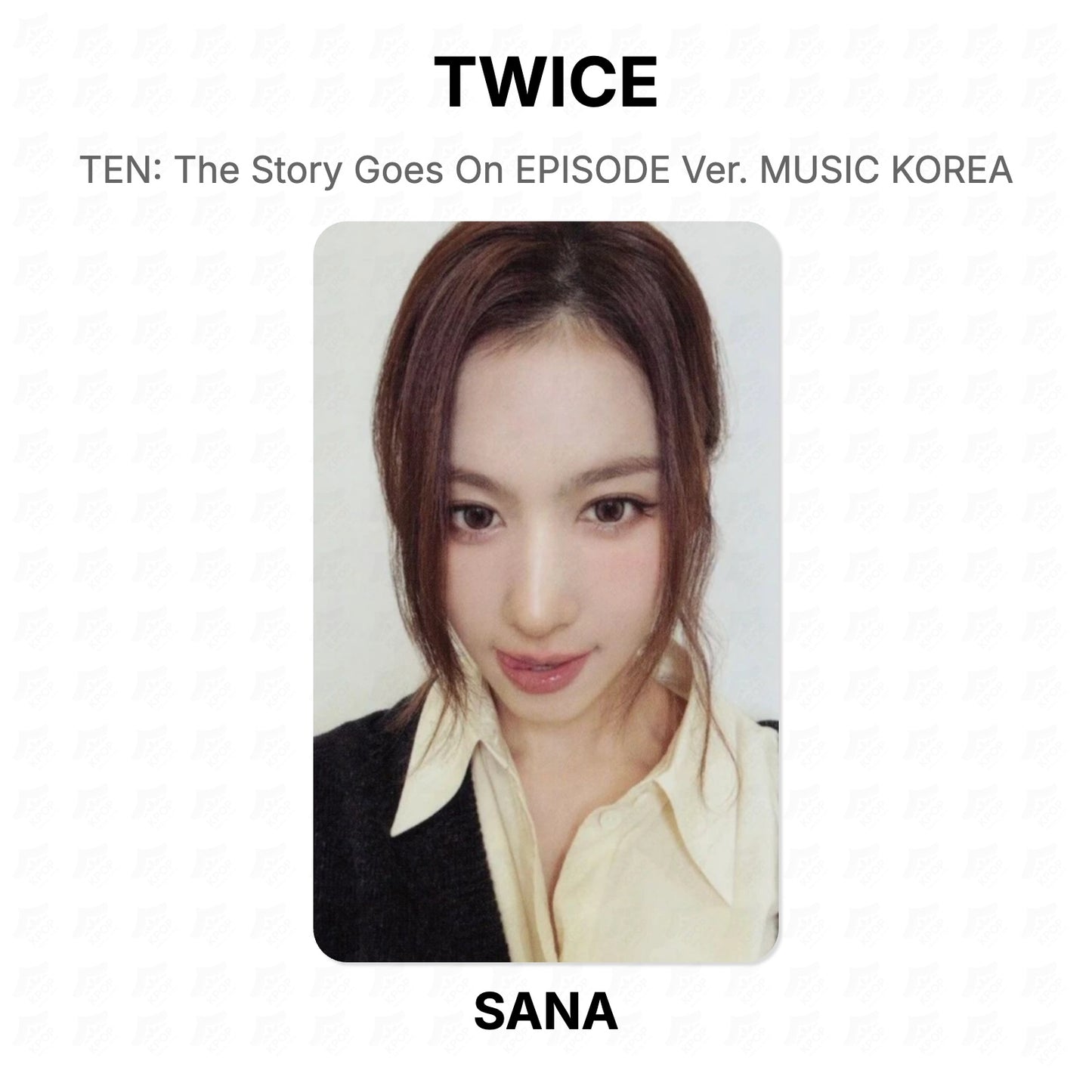 TWICE TEN: The Story Goes On EPISODE Ver. MUSIC KOREA Official Photocard