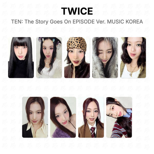 TWICE TEN: The Story Goes On EPISODE Ver. MUSIC KOREA Official Photocard
