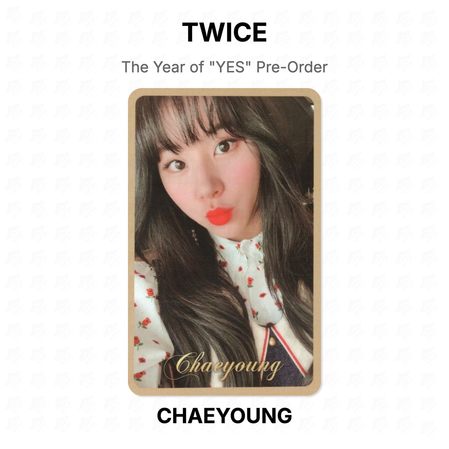 TWICE The Year of "YES" Pre-Order Official Photocard