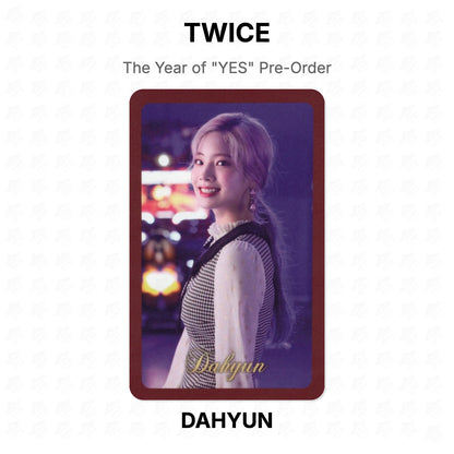 TWICE The Year of "YES" Pre-Order Official Photocard
