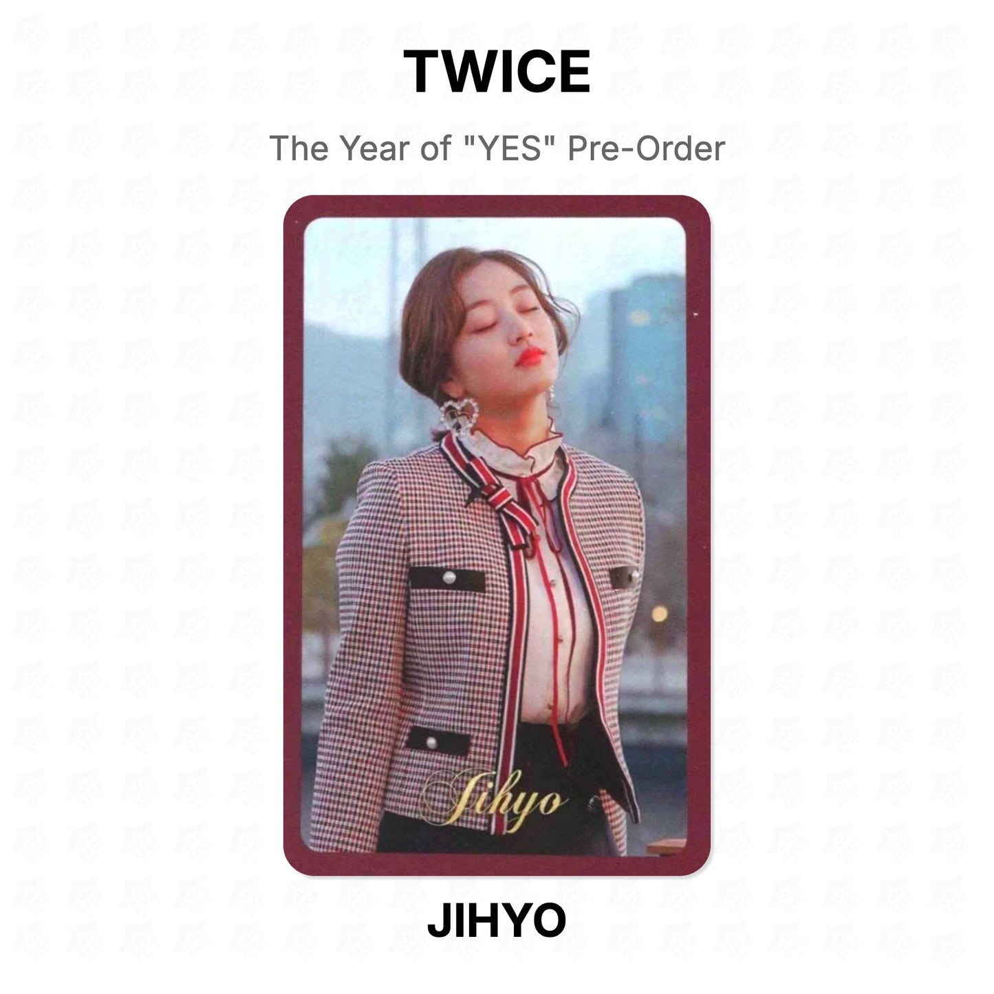 TWICE The Year of "YES" Pre-Order Official Photocard