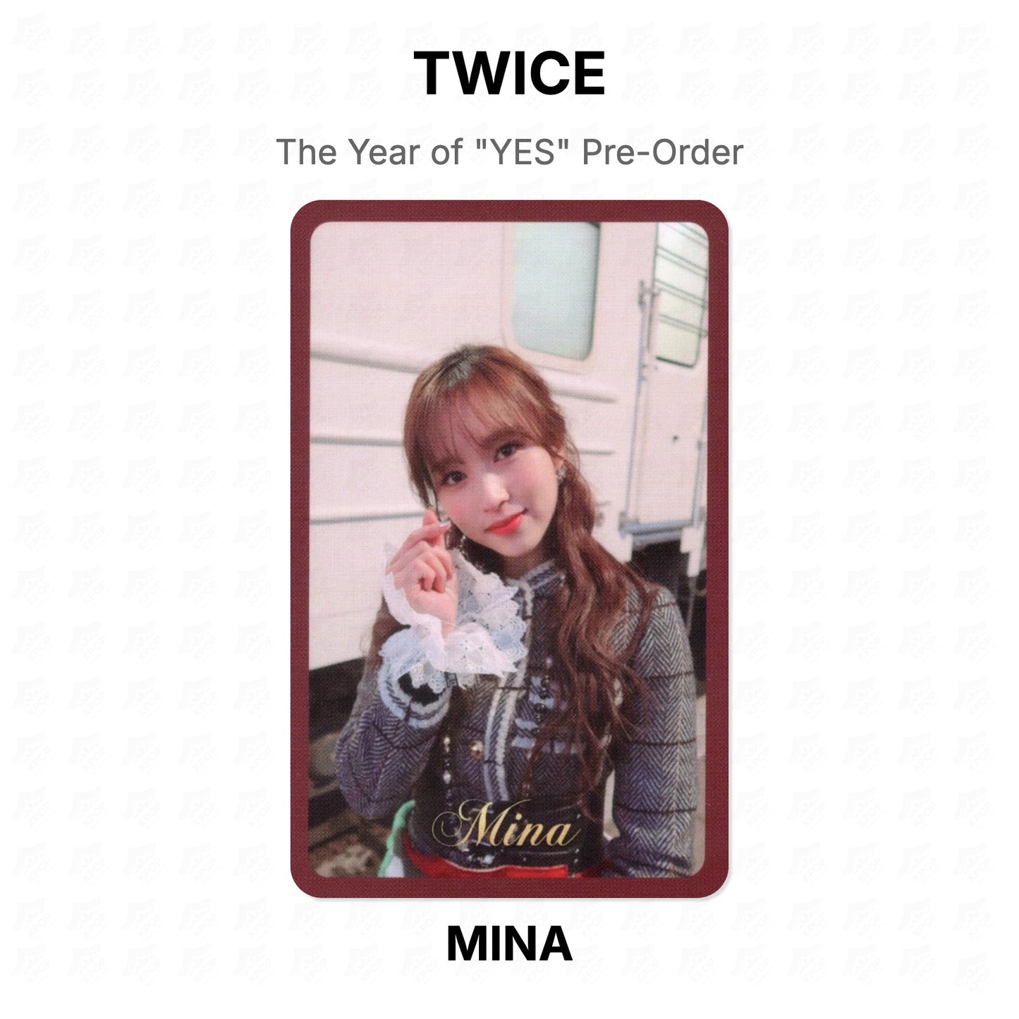 TWICE The Year of "YES" Pre-Order Official Photocard