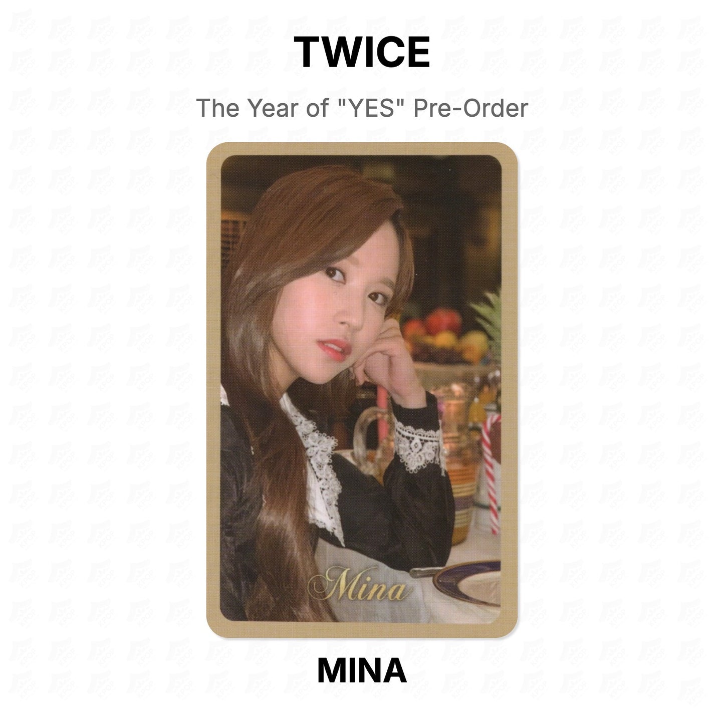 TWICE The Year of "YES" Pre-Order Official Photocard