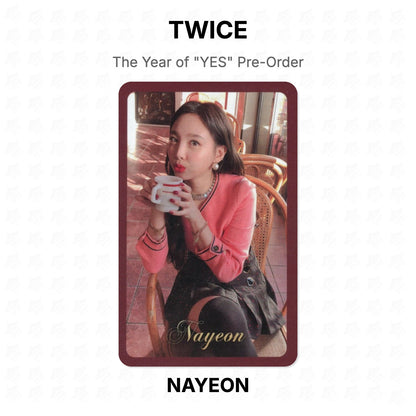 TWICE The Year of "YES" Pre-Order Official Photocard