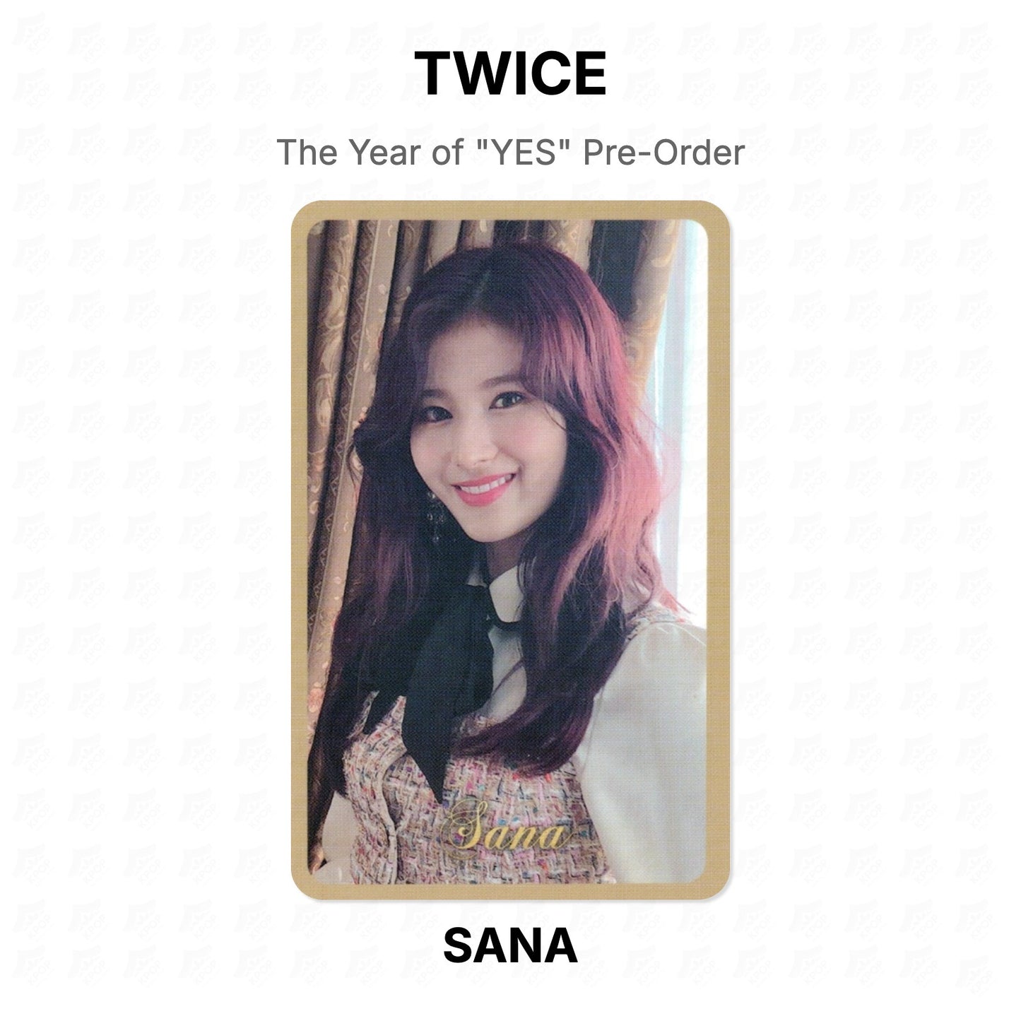 TWICE The Year of "YES" Pre-Order Official Photocard