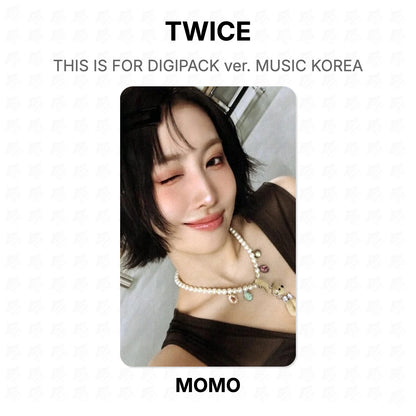 TWICE THIS IS FOR DIGIPACK ver. MUSIC KOREA Official Photocard