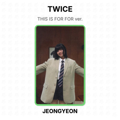 TWICE THIS IS FOR FOR ver. Official Photocard