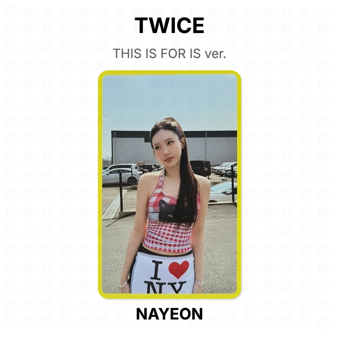 TWICE THIS IS FOR IS ver. Official Photocard