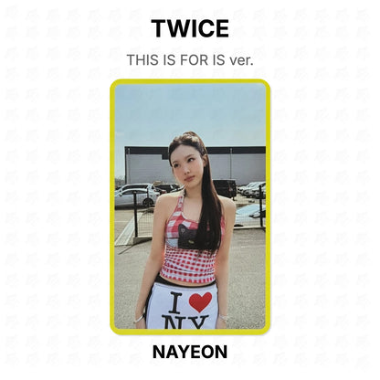 TWICE THIS IS FOR IS ver. Official Photocard