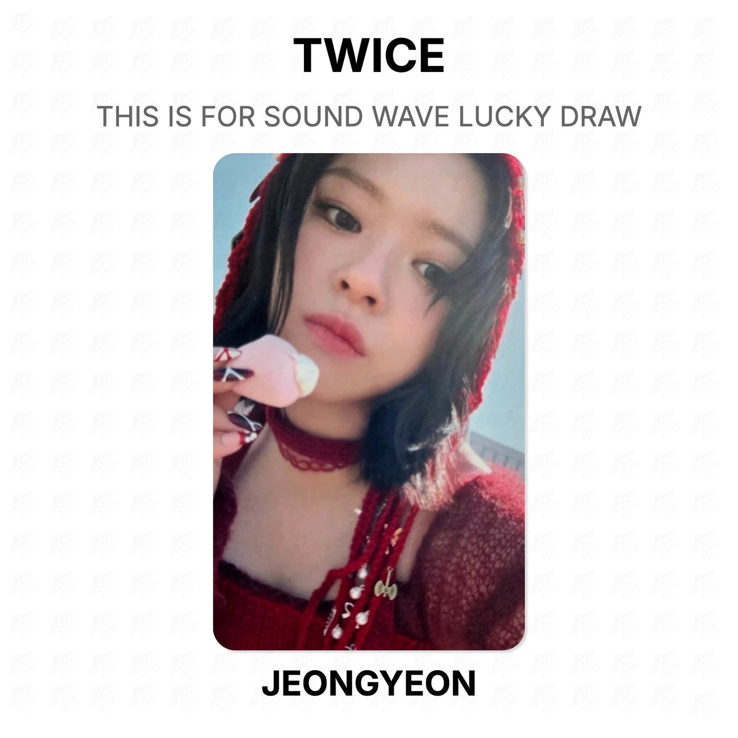 TWICE THIS IS FOR SOUND WAVE LUCKY DRAW Official Photocard