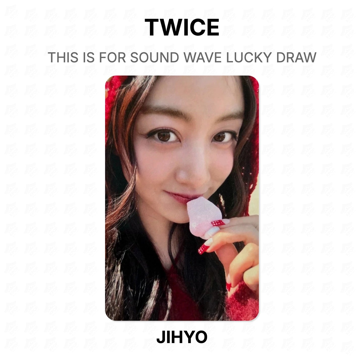 TWICE THIS IS FOR SOUND WAVE LUCKY DRAW Official Photocard